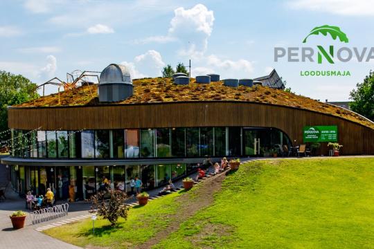 Pernova loodusmaja pilt ja logo