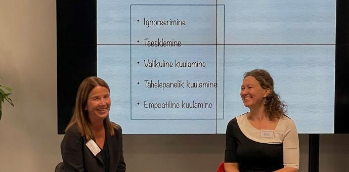 Urme Raadik ja Sille Jõgeva