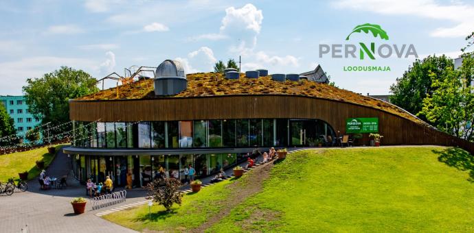 Pernova loodusmaja pilt ja logo